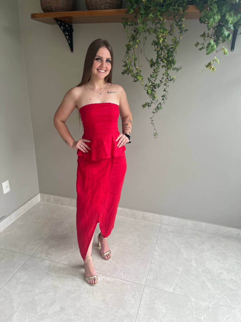 CONJUNTO 100% LINHO - SHOULDER