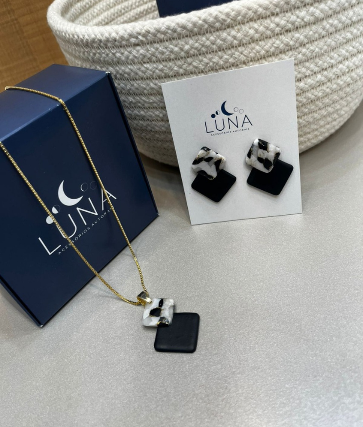 Conjunto Luiza Marmorizado Feminino