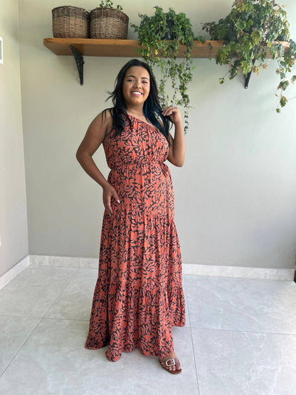 VESTIDO FLORAL - SHOULDER