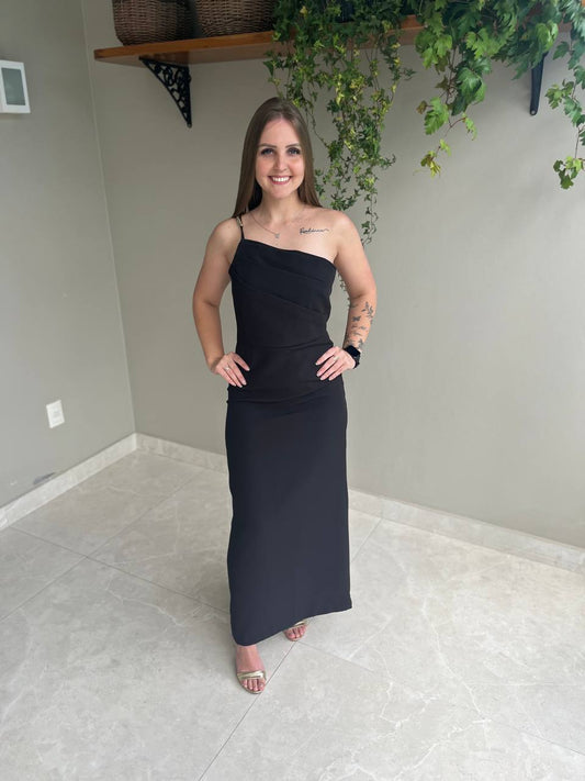 VESTIDO MÍDI OMBRO SÓ