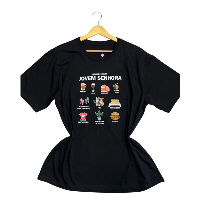 T-Shirt Jovem Senhora Closet – Praticidade, Conforto & Estilo