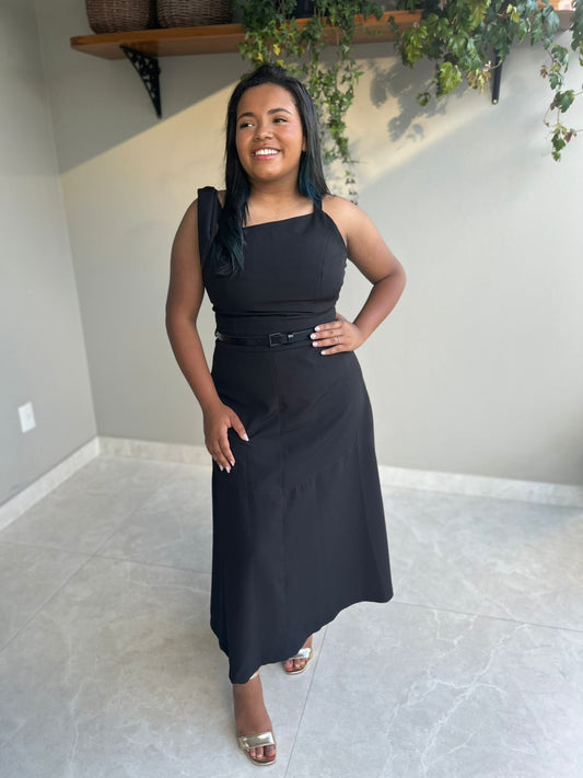 VESTIDO MÍDI MAIS CINTO