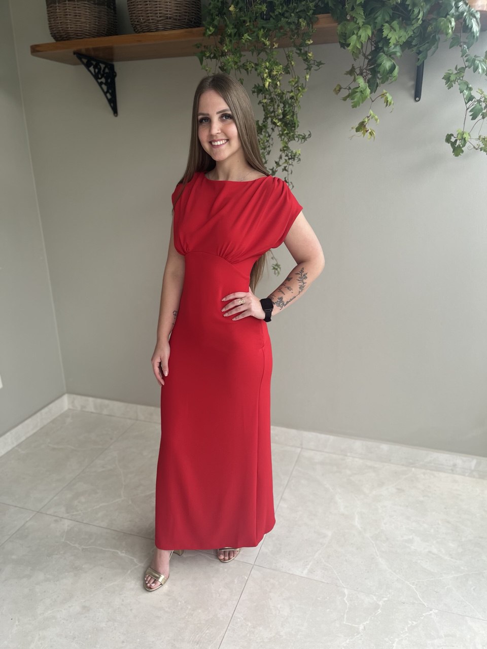 VESTIDO LONGO - SHOULDER